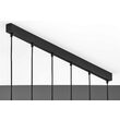 Lustra moderna neagra-aurie detalii sferice negre 6xGU10/60W Alas 2008 Jupiter